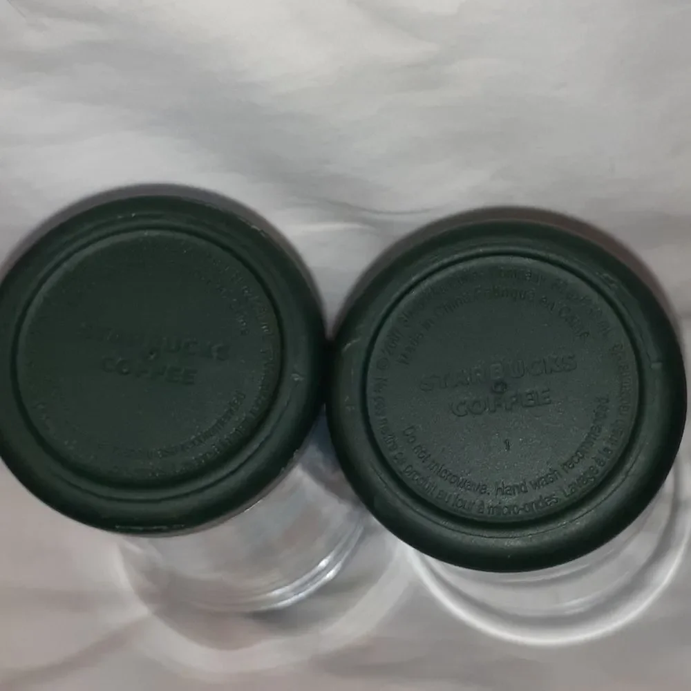 2 Starbucks Childrens‎ Reindeer 2007 Travel Tumbler